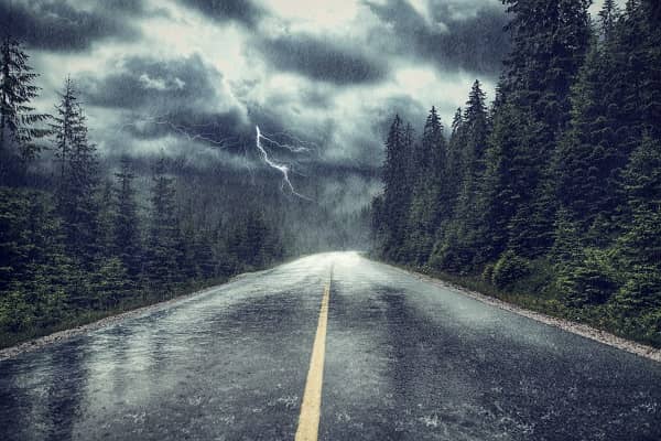 Dangerous road conditions