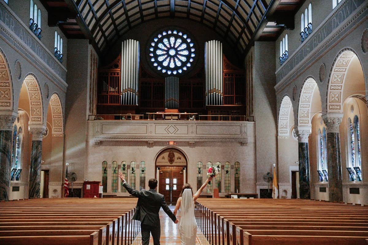 anonymous church wedding