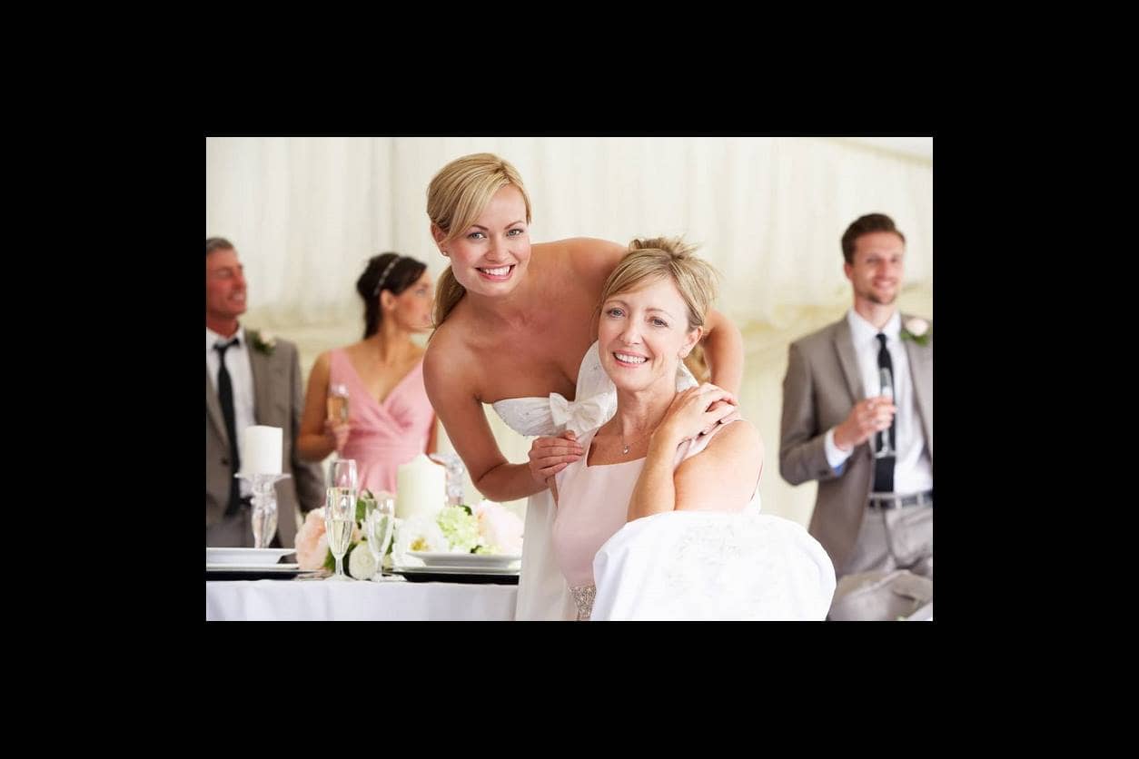 Daughter and mother of the bride