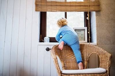 Child Climbing Furniture